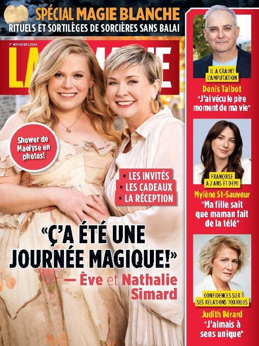 Title details for La Semaine by TVA Publications Inc. - Available